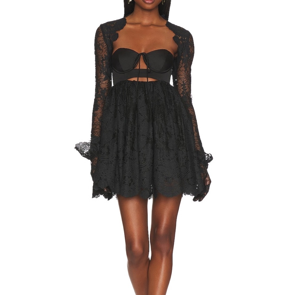 For Love & Lemons Black Dress